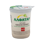 Краве кисело мляко Алфатар 4.5% 500 гр.
